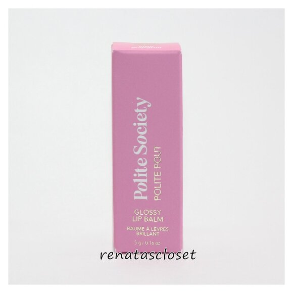 Polite Society Polite Pout Glossy Lip Balm NWT/NIB - Picture 3 of 10